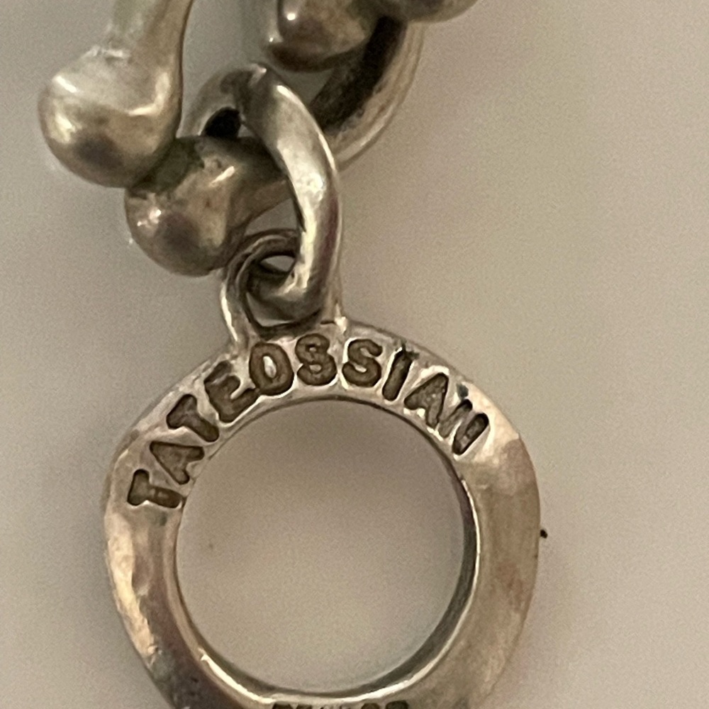 ‼️Moving Sale Tateossian London Chunky Silver Chain Bracelet 49g - Picture 11 of 14